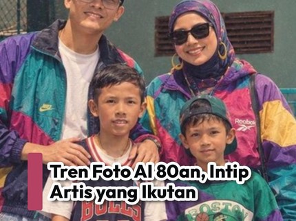 Tren Foto AI 80an, Intip Artis yang Ikutan
