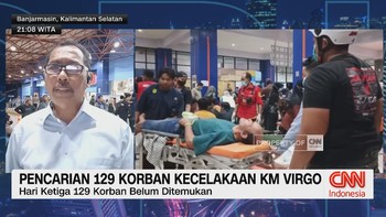 Update Pencarian 129 Korban Kecelakaan KM Virgo