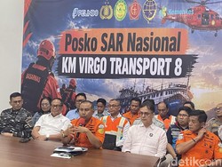 Operasi Bawah Air KM Virgo Masih Tertunda, Basarnas Siap Ambil Opsi Lain