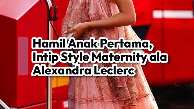 Hamil Anak Pertama, Intip Style Maternity ala Alexandra Leclerc