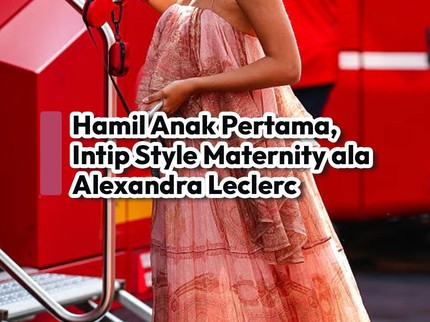 Hamil Anak Pertama, Intip Style Maternity ala Alexandra Leclerc