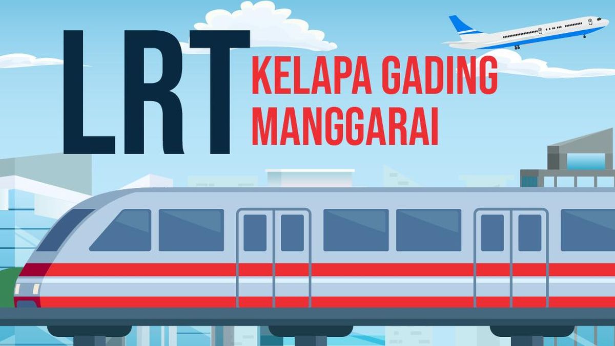 INFOGRAFIS: LRT Kelapa Gading-Manggarai, Rute Anyar Transportasi DKI