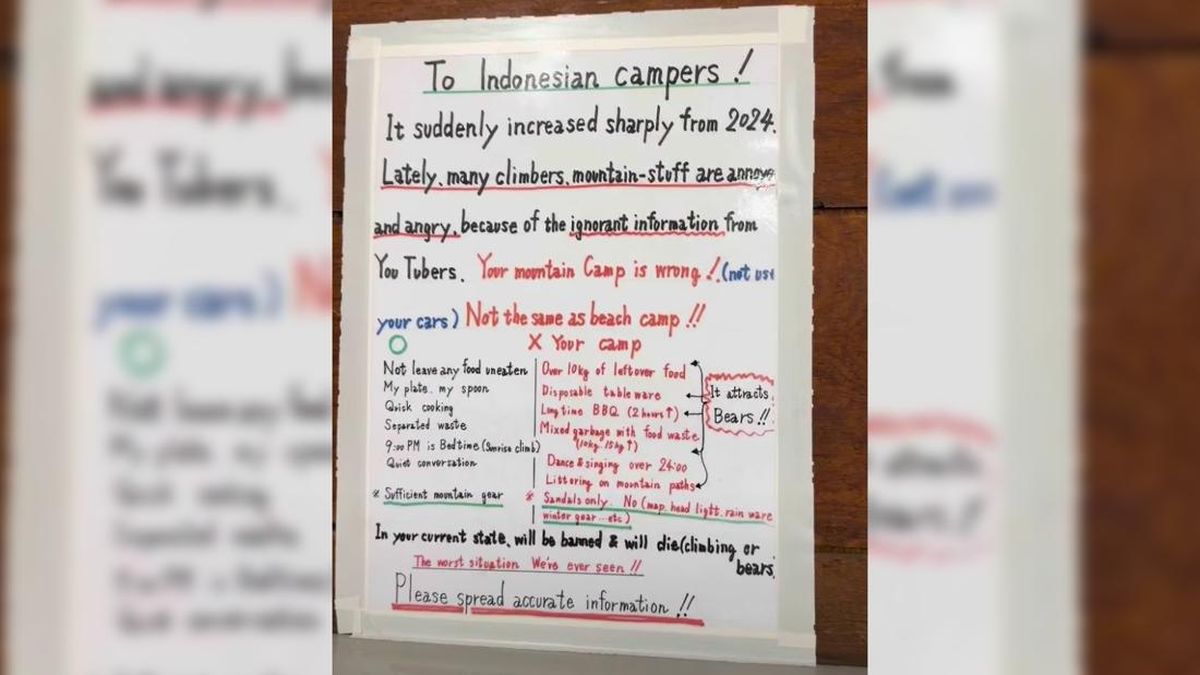 Viral Papan Teguran buat Pelancong RI di Jepang, Disebut Nyampah