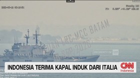 Giuseppe Garibaldi, KRI Sriwijaya, kapal induk Indonesia, kapal perang Italia, hibah kapal Italia, TNI, Prabowo Subianto, KRI Sriwijaya TNI,