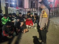 17 Remaja di Bogor Live IG Tunggu Lawan Tawuran, Lesu Saat yang Datang Polisi