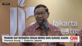 Pramono Siap Bersinergi Dengan Menkeu Baru Suahasil Nazara