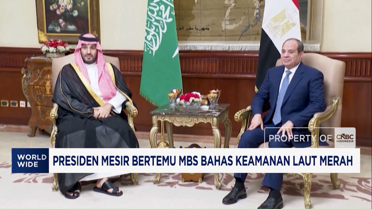 Video: Presiden Mesir Bertemu MBS Bahas Keamanan Laut Merah