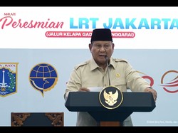 Prabowo Resmikan LRT Jakarta Kelapa Gading-Manggarai