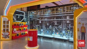 Shell Indonesia meresmikan Pabrik Manufaktur Gemuk atau Grease Manufacturing Plant (GMP) di Bekasi, Jawa Barat, Selasa (15/9).