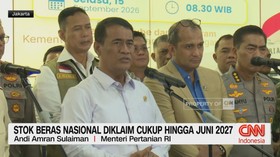 Stok Beras Nasional Diklaim Cukup Hingga Juni 2027