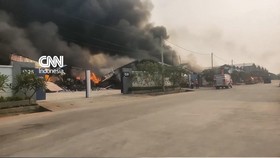 28 Gudang Terbakar di Tanggerang, 10 Jam Api Baru Padam
