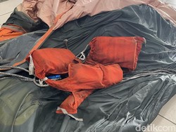 5 Life Raft KM Virgo yang Ditemukan di Kalteng Akan Jadi Barang Bukti