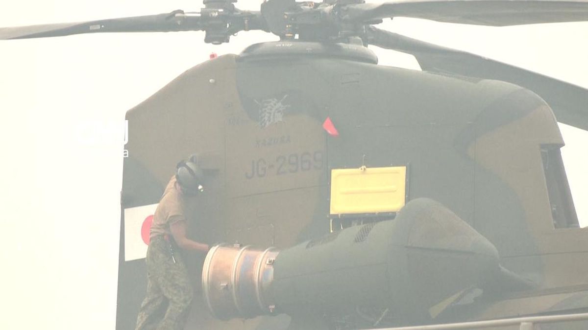 Helikopter Jepang Mulai Misi Padamkan Karhutla Kalimantan