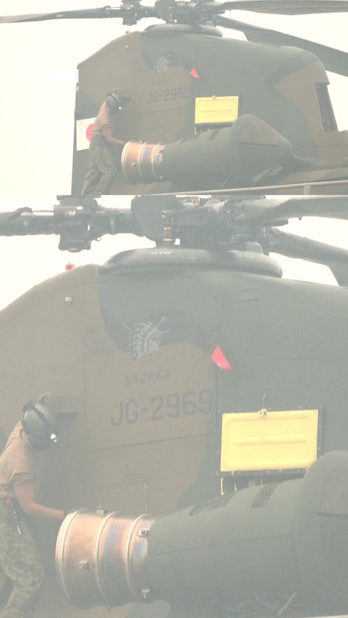 Helikopter Jepang Bantu Padamkan Karhutla Kalimantan