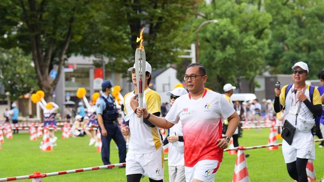 Indonesia menjadi salah satu pembawa obor atau torch relay dalam pembukaan Asian Games 2026.