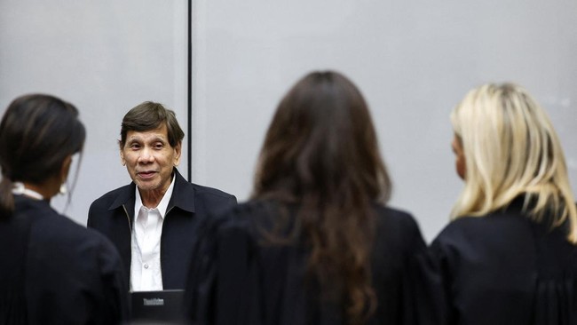 Kemunculan Perdana Duterte di Sidang ICC Jadi Sorotan Dunia