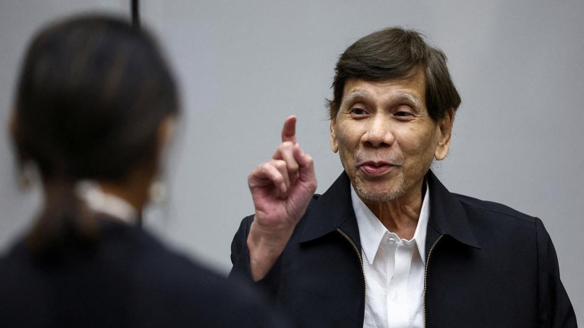 Kemunculan Perdana Duterte di Sidang ICC Jadi Sorotan Dunia