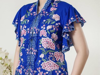 Kebaya Encim Pendek Modern Ini Solusi Buat yang Males Ribet Pakai Lengan Panjang