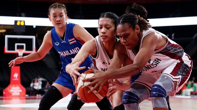 Tim Basket Putri Indonesia Menang Lawan Thailand di Penyisihan Grup A Asian Games
