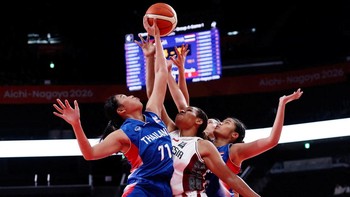 Tim Basket Putri Indonesia Hajar Thailand di Asian Games
