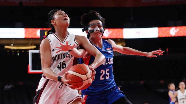 Tim Basket Putri Indonesia Hajar Thailand di Asian Games