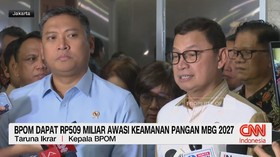 BPOM Dapat Rp509 Miliar Awasi Keamanan Pangan MBG 2027