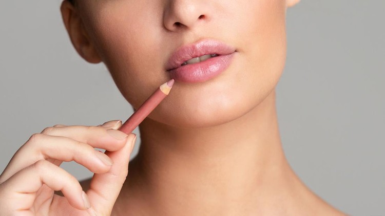 Ilustrasi lip liner