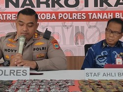 Polres Tanbu Sita 127 Kartrid Vape untuk Edarkan Narkoba Jenis Baru