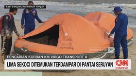 Lima Sekoci Ditemukan Terdampar di Pantai Seruyan
