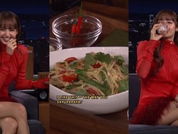 Lisa BLACKPINK Kenalkan Som Tam hingga Bir Thailand ke Jimmy Fallon