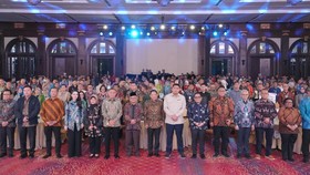 Mendagri Tito Karnavian di acara Apresiasi Pemerintah Daerah Berprestasi 2026 Batch II Regional Maluku-Nusa Tenggara, di Jakarta, Kamis (17/9/2026).