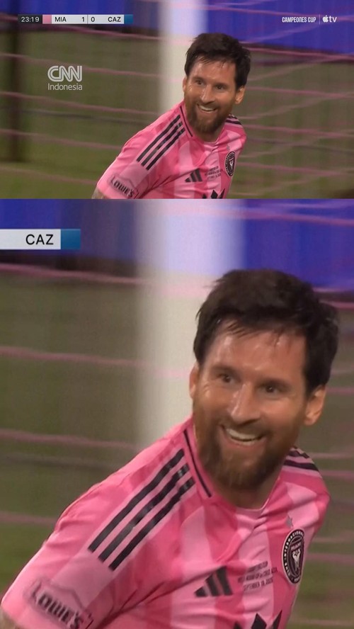 Momen Messi Cetak Gol ke-100 untuk Inter Miami