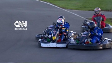 Update Eksklusif Olahraga CNN : Momen Max Verstappen Kalahkan 100 Orang di Ajang Go-Kart 'Max vs 100'