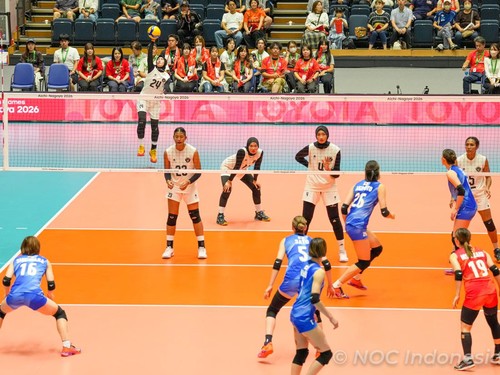 Timnas Voli Putri Indonesia lolos ke babak perempat final Asian Games 2026 usai kalah 1-3 dari Jepang, Jumat (18/9).