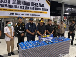 Razia Lapas Narkotika Samarinda, 7 HP Ditemukan Dibuang Lewat Lubang Angin