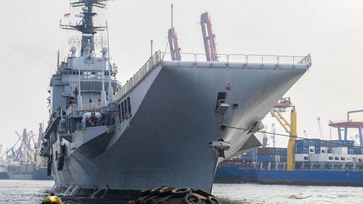 KSAL Sebut Kapal Induk Garibaldi Akan Jadi KRI Sriwijaya 24 September