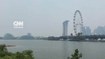 Kualitas Udara Singapura Sentuh 190, Masuk Kategori 'Tidak Sehat'