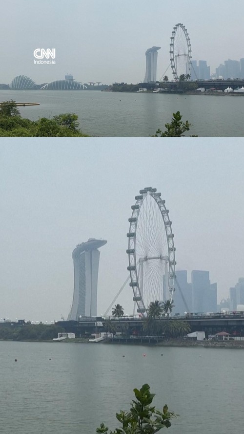 Kualitas Udara Singapura Sentuh 190, Masuk Kategori 'Tidak Sehat'