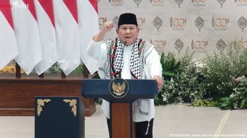 Media Israel Soroti Pidato Prabowo yang Teriak 'Free Palestine'