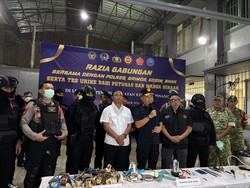 Razia Gabungan Lapas Cipinang Amankan Kabel hingga Alat Pemanas Modifikasi