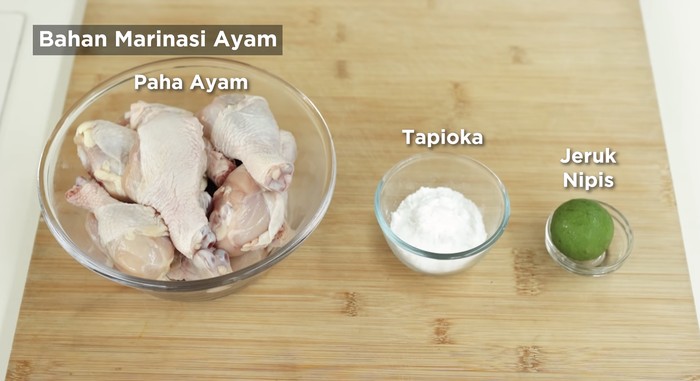 resep ayam goreng bawang putih dan nasi daun jeruk ala Chef Devina Hermawan