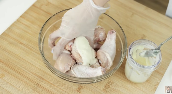 resep ayam goreng bawang putih dan nasi daun jeruk ala Chef Devina Hermawan