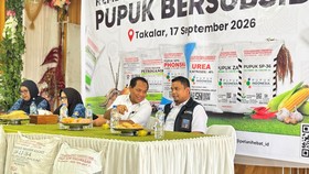 PT Pupuk Indonesia mendorong optimalisasi penebusuan pupuk. bersubsidi di Takalar, Sulsel.