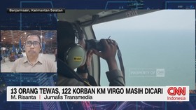 13 Orang Tewas, 122 Korban KM Virgo Masih Dicari