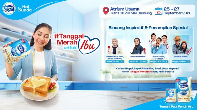 Frisian Flag Hadirkan Tanggal Merah untuk Ibu di Bandung, Yuk Jeda Sejenak dan Ciptakan Momen Bermakna