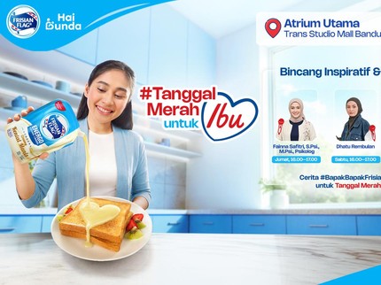 Frisian Flag Hadirkan Tanggal Merah untuk Ibu di Bandung, Yuk Jeda Sejenak dan Ciptakan Momen Bermakna