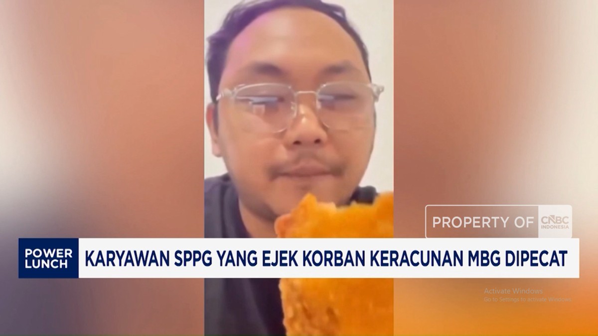 Video: Karyawan SPPG Yang Ejek Korban Keracunan MBG Dipecat