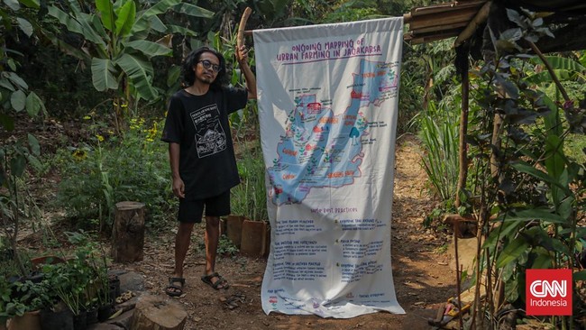 Majelis Sayur, jaringan kolektif para pegiat tani kota di Jagakarsa ini berupaya menggerakkan sekolah tani. Komunitas itu dirintis sejak 2021.