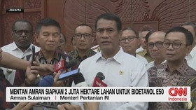 Mentan Amran Siapkan 2 Juta Hektar Lahan untuk Bioetanol E50