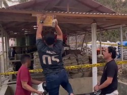 Tambang Emas Ilegal di Bone Bolango Digerebek, 9 Orang Ditangkap